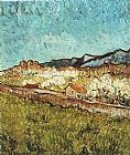 Vincent van Gogh Aux pieds des montagnes 1889 painting